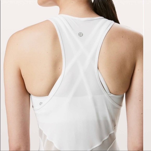 EUC LULULEMON mesh in motion tank top - Picture 3 of 10